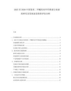 2025至2030中國鄰苯二甲酸羥丙甲纖維素行業(yè)深度研究及發(fā)展前景投資評估分析