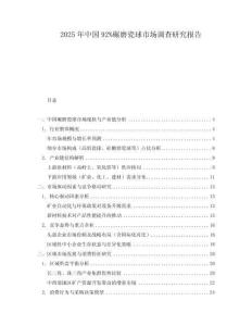 2025年中國92%碾磨瓷球市場調查研究報告