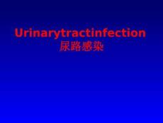 Urinarytractinfection尿路感染