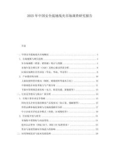 2025年中國安全接地線夾市場調(diào)查研究報告