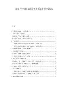 2025年中國Ｈ柄棘輪扳手市場調(diào)查研究報告