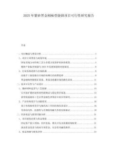 2025年紫砂黑金剛柿型燒鍋項目可行性研究報告