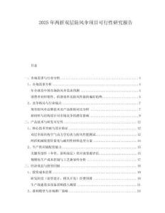 2025年兩折雙層防風(fēng)傘項(xiàng)目可行性研究報(bào)告