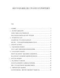 2025年雙頭旋轉(zhuǎn)點(diǎn)膠工作臺(tái)項(xiàng)目可行性研究報(bào)告