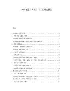 2025年滌府綢項(xiàng)目可行性研究報(bào)告