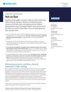 【巴克萊-2025研究報(bào)告】Federal_Reserve_Commentary_Not_so_fast