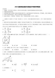 2025屆陜西省咸陽市渭城區(qū)中考數(shù)學(xué)押題卷含解析