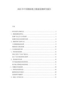 2025年中國側(cè)面銑刀數(shù)據(jù)監(jiān)測研究報告