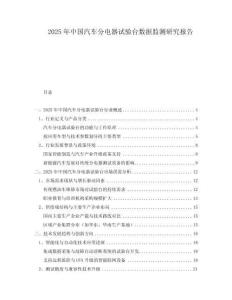 2025年中國(guó)汽車分電器試驗(yàn)臺(tái)數(shù)據(jù)監(jiān)測(cè)研究報(bào)告