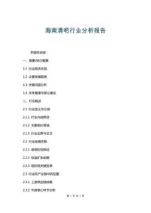 海南清吧行業(yè)分析報告