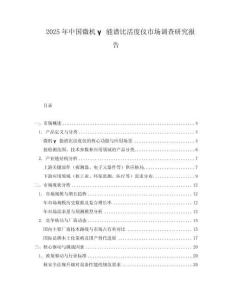 2025年中國(guó)微機(jī)γ能譜比活度儀市場(chǎng)調(diào)查研究報(bào)告