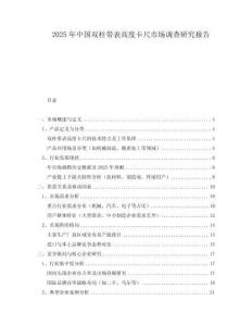 2025年中國(guó)雙柱帶表高度卡尺市場(chǎng)調(diào)查研究報(bào)告