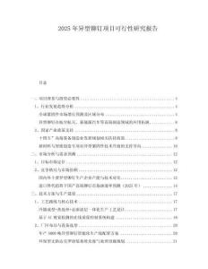 2025年異型鉚釘項目可行性研究報告