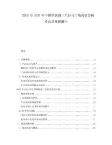 2025至2031年中國(guó)鉻釩鋼三爪拉馬市場(chǎng)現(xiàn)狀分析及前景預(yù)測(cè)報(bào)告