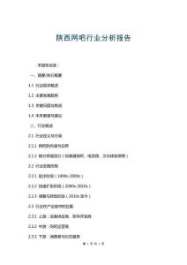 陜西網(wǎng)吧行業(yè)分析報(bào)告