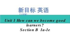 Unit1 SectionB 1a-1e第四課時(shí)課件+嵌入音頻 新目標(biāo)九年級Unit 1 How can we become good learners？