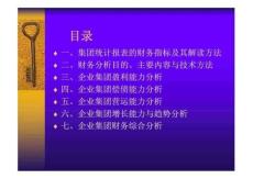 集團統計報表的解讀與財務分析