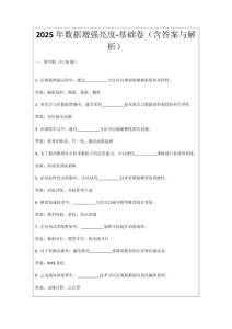 2025年數據增強亮度-基礎卷（含答案與解析）