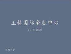 廣西玉林國際金融中心招商手冊（32頁）
