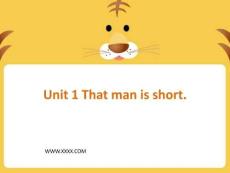 2That man is short-英語課件