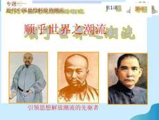 順乎世界之潮流PPT文檔