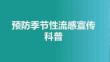 預防季節(jié)性流感宣傳科普1