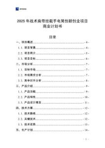 2025年戰術肩帶掛載手電筒創新創業項目商業計劃書