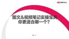 小紅書圖文&視頻筆記實操寶典