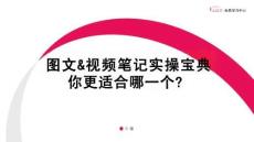 小紅書圖文&視頻筆記實操寶典