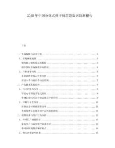 2025年中國分體式彈子插芯鎖數(shù)據(jù)監(jiān)測報(bào)告