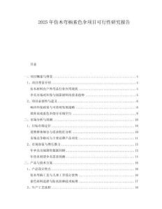 2025年仿木彎柄素色傘項目可行性研究報告
