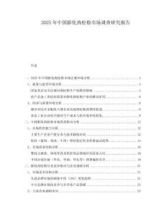 2025年中國(guó)膨化肉松粉市場(chǎng)調(diào)查研究報(bào)告