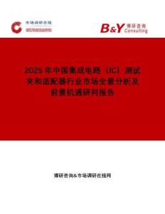 2025年中國集成電路（IC）測試夾和適配器行業市場全景分析及前景機遇研判報告