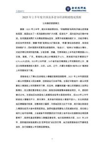 新世紀(jì) - 2025年上半年度全國及各省市經(jīng)濟(jì)財(cái)政情況簡析