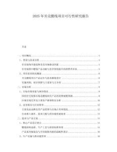 2025年贝壳腰线项目可行性研究报告