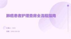 肺癌患者護理查房全流程指南