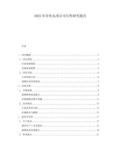 2025年章魚丸項目可行性研究報告