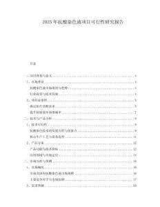 2025年抗酸染色液項目可行性研究報告