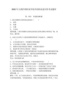 2025年大理護(hù)理職業(yè)學(xué)院單招職業(yè)適應(yīng)性考試題庫及參考答案詳解（名師推薦）