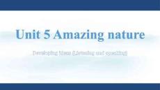 外研版（2024）七年級下冊Unit 5 Amazing nature Developing ideasAct 1-4課件(內(nèi)嵌音頻)