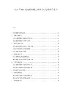 2025年P(guān)HS室內(nèi)基站放大器項(xiàng)目可行性研究報(bào)告