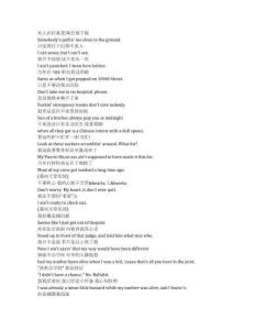 Carlito's Way《情梟的黎明（1993）》完整中英文對(duì)照劇本