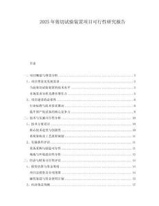 2025年剪切試驗(yàn)裝置項(xiàng)目可行性研究報(bào)告