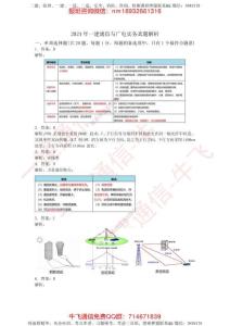 2024年一建通信真題答案解析