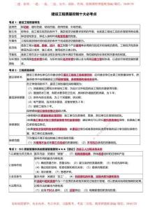 2024年監(jiān)理工程師考試《目標(biāo)控制(土建)》十大必考點