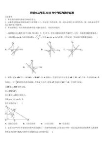 开封市兰考县2025年中考联考数学试卷含解析