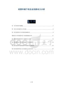 政策環(huán)境下的企業(yè)創(chuàng)新動力分析-洞察剖析