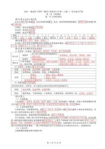 2025年一級(jí)造價(jià)工程師土建計(jì)量考點(diǎn)重點(diǎn)知識(shí)速記總結(jié)記憶筆記