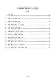 防排煙系統(tǒng)安裝與檢測技術(shù)方案