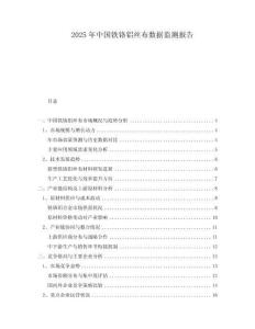 2025年中國(guó)鐵鉻鋁絲布數(shù)據(jù)監(jiān)測(cè)報(bào)告
